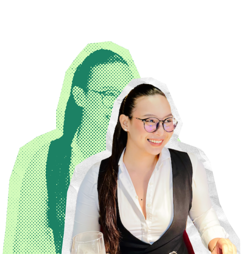 gen holding a smartphone